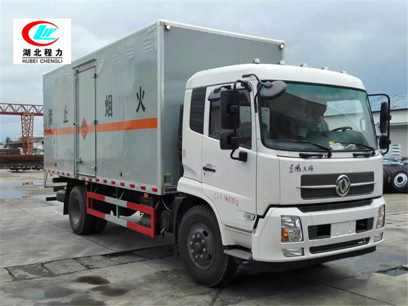 Vehículo de transporte de gas combustible tipo caja de Dongfeng Tianjin de 6.2 metros [Clase II]
