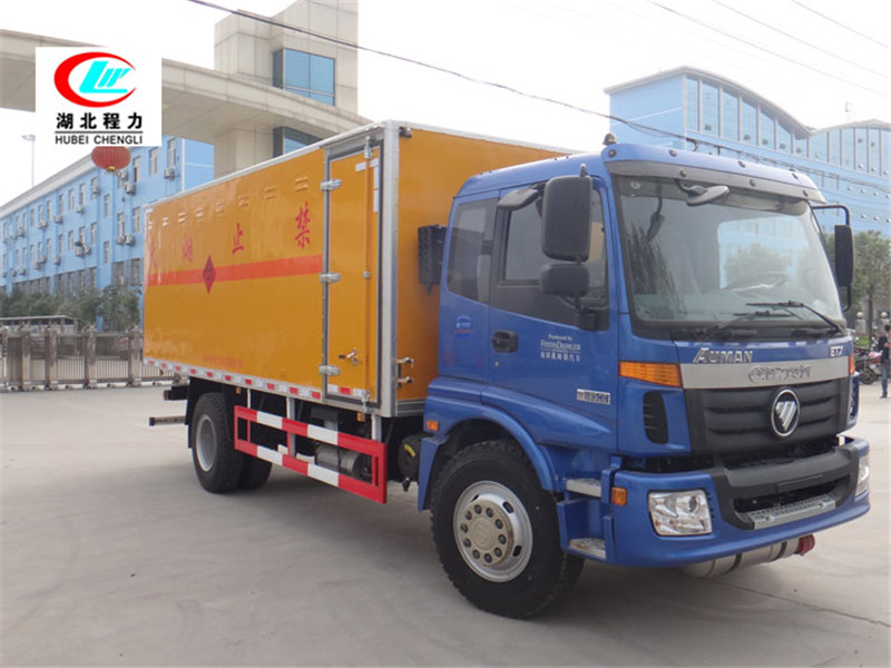 Vehículo de transporte de gas inflamable tipo caja de 6.2 metros de Futian Ouman [Clase II]