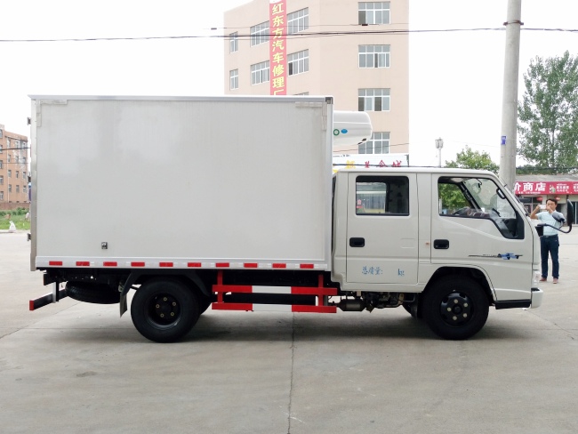 (Longitud: 3.2 metros) Camión refrigerado Jiangling Shunda de dos filas