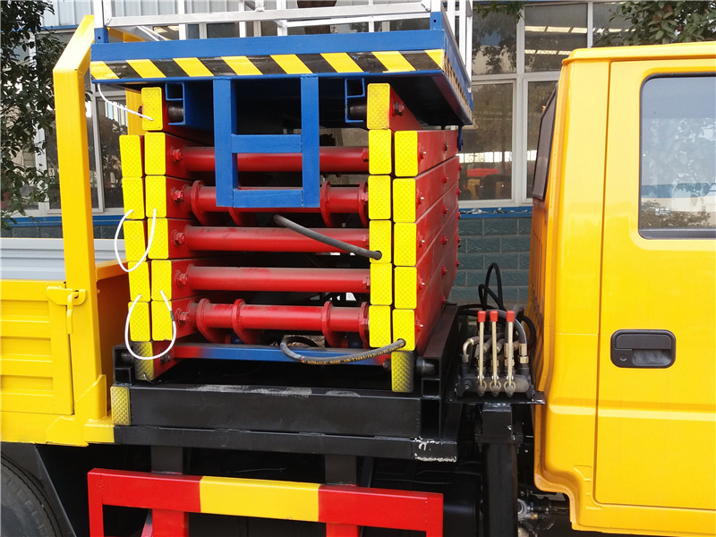 (8 - 12 metros, Etiqueta Azul) plataforma elevadora Jiangling · Double-row