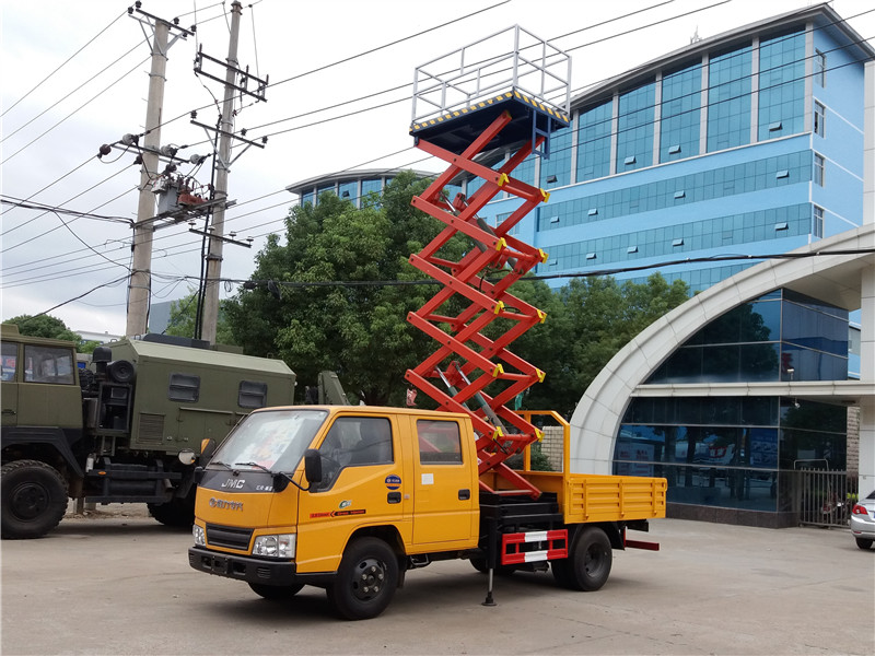 (8 - 12 metros, Etiqueta Azul) plataforma elevadora Jiangling · Double-row