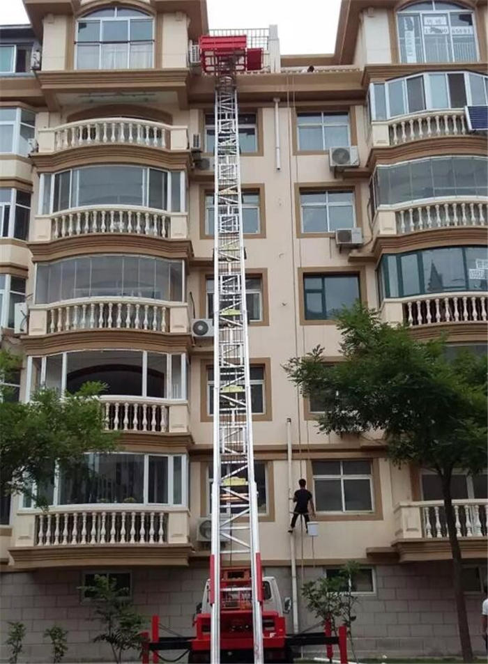 (28 - 33 metros, Blue Label) Dongfeng Double-row · Camión Escalera