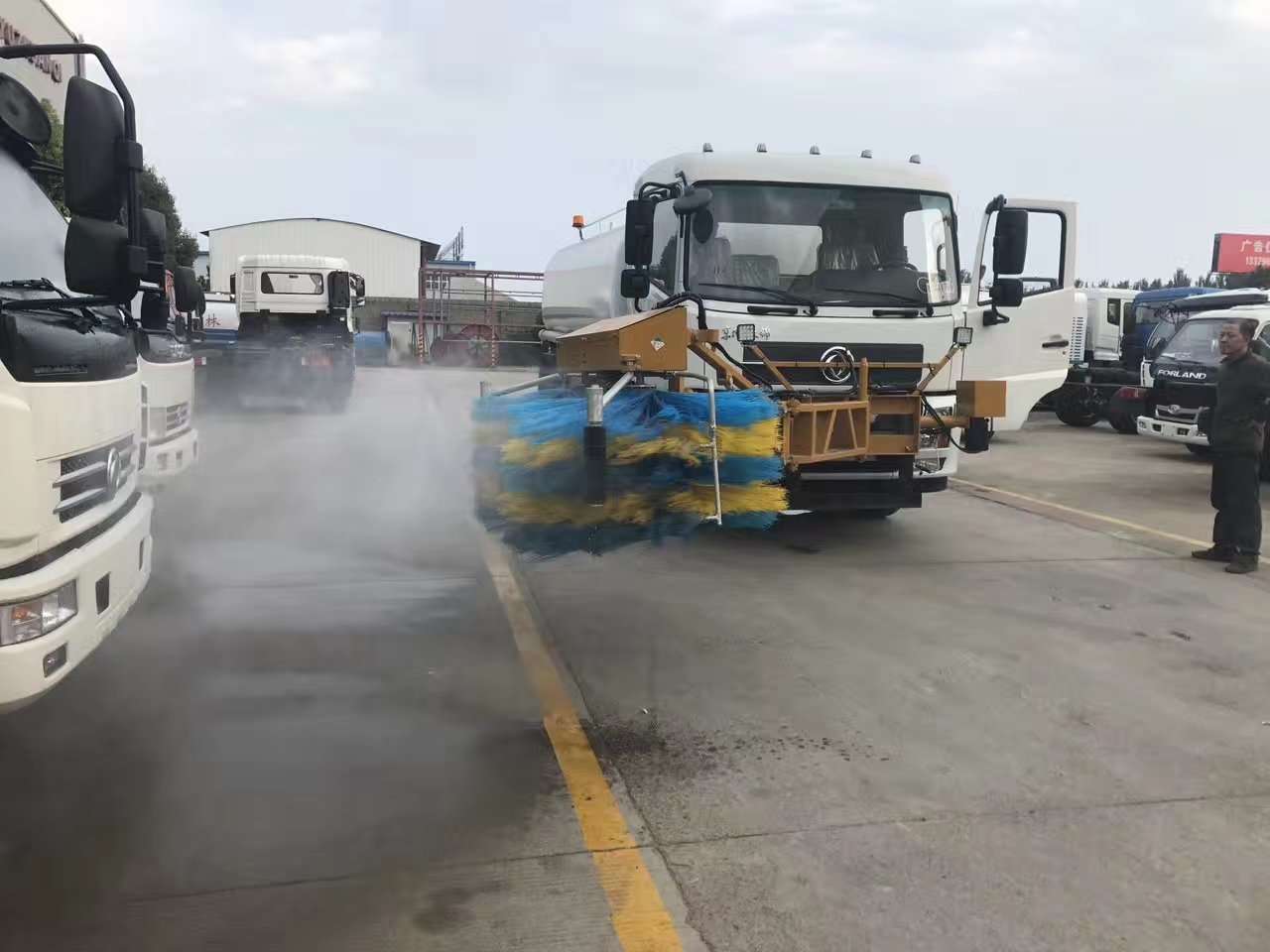 Vehículo limpiador de barra protectora de alta velocidad (9 ejes)