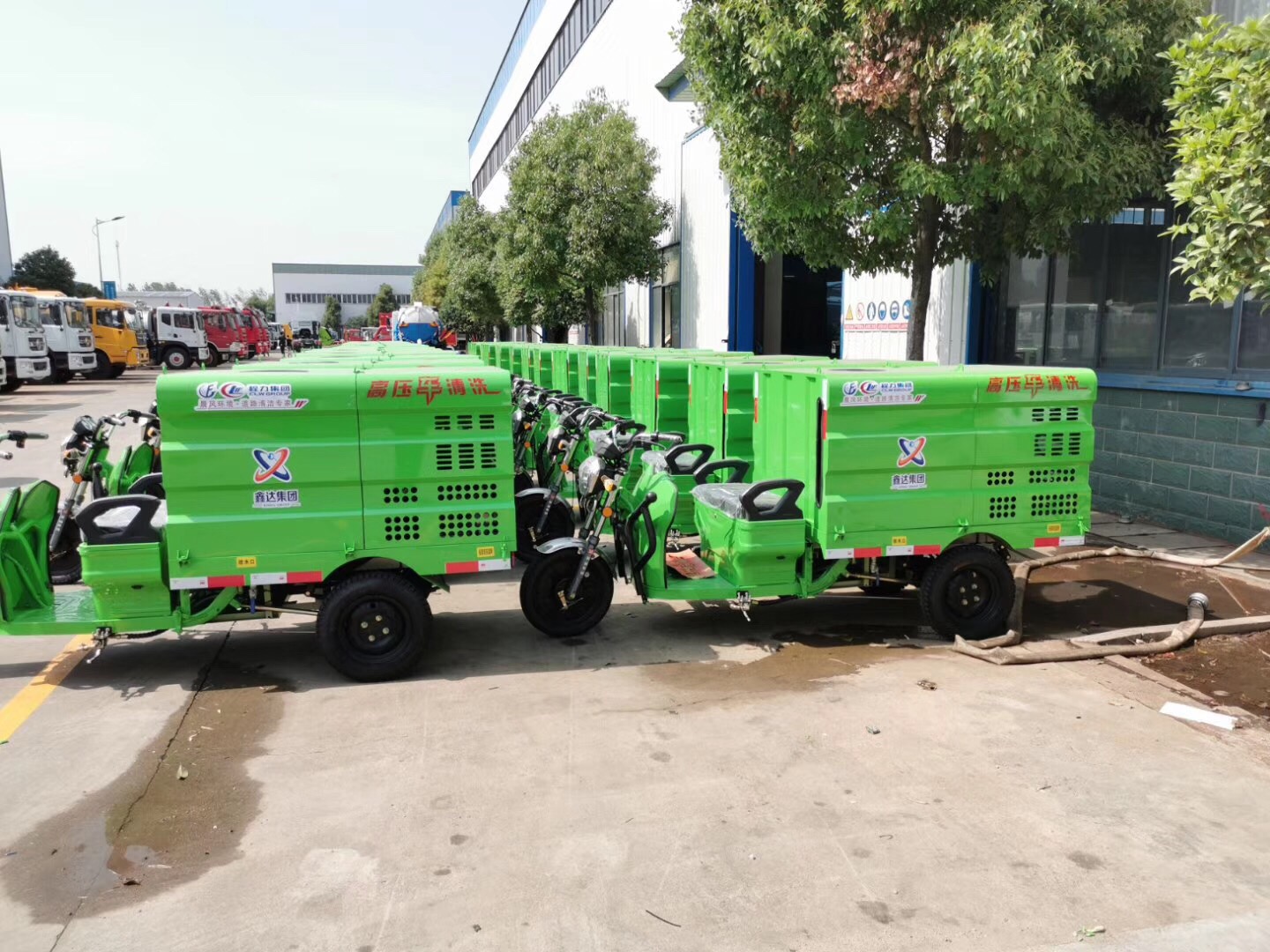 (600 litros) vehículo limpiador eléctrico triciclo