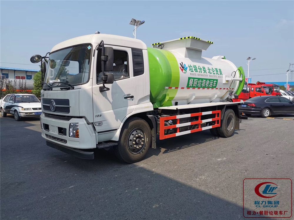 Camión de basura Dongfeng Tianjin tipo para la recolección de residuos de cocina con 11 modelos