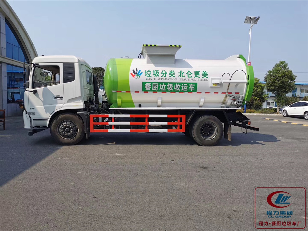 Camión de basura Dongfeng Tianjin tipo para la recolección de residuos de cocina con 11 modelos