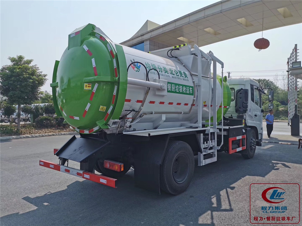 Camión de basura Dongfeng Tianjin tipo para la recolección de residuos de cocina con 11 modelos