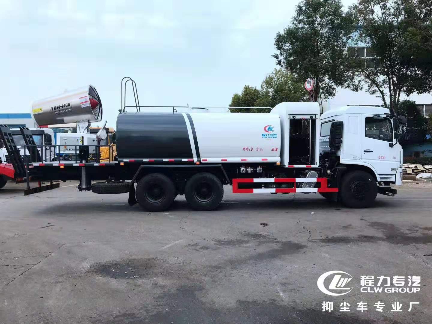 Vehículo de suppression de polvo multifuncional de doble rueda trasera de 16 cubicos de Dongfeng