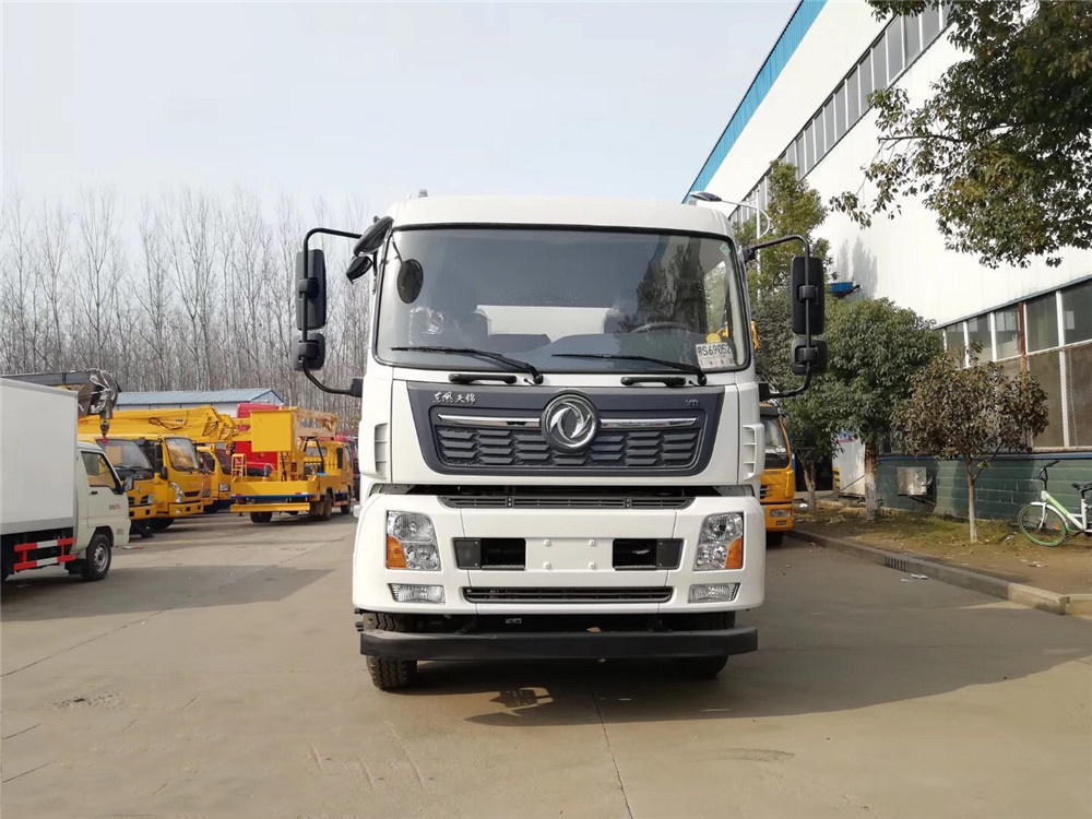 Vehículo de transporte de alimentación en polvo Dongfeng Tianjin Pequeño Tres-Ejes [30 metros cúbicos]