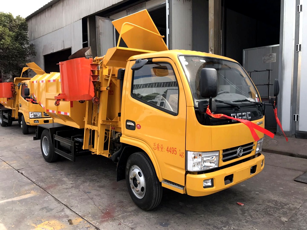Camión de vertido de lodo Dongfeng D6 (Placa azul de 3 toneladas)