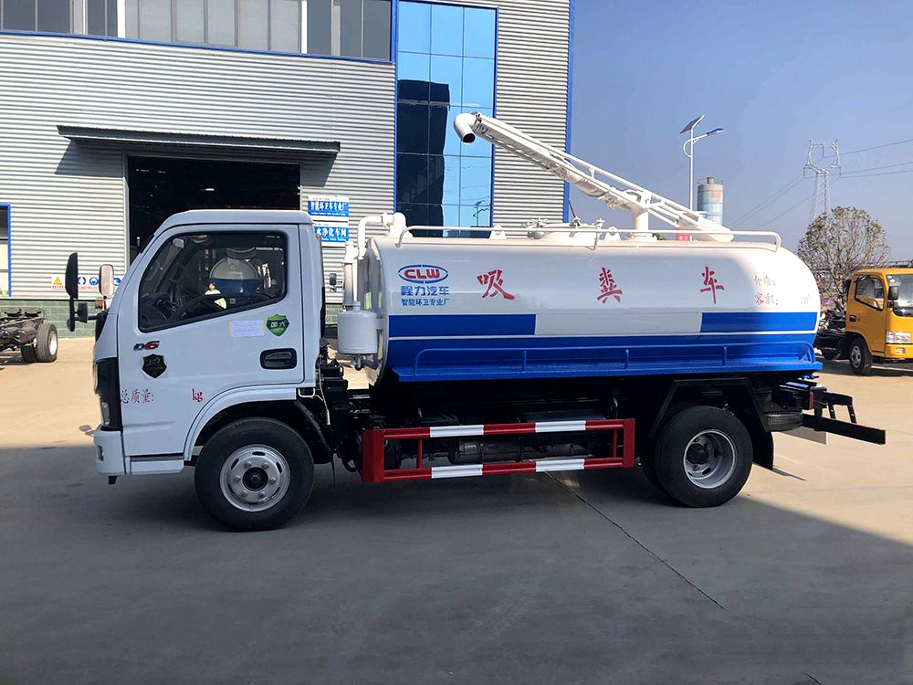 【5 Partes】Vehículo de recolección de aguas residuales Dongfeng D6