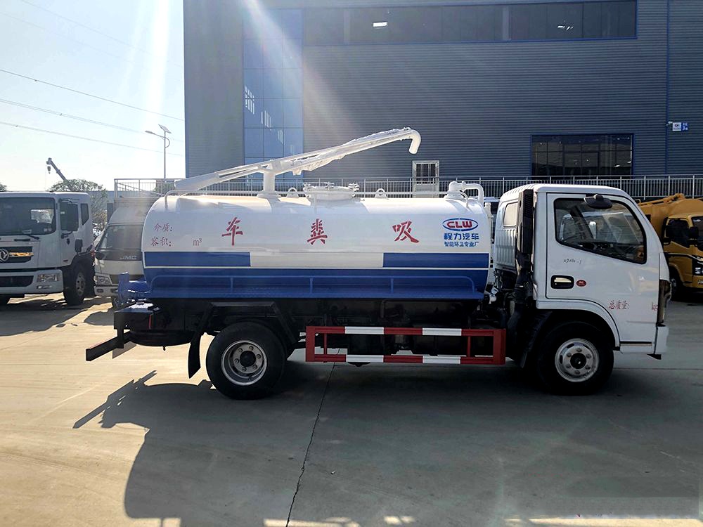 【5 Partes】Vehículo de recolección de aguas residuales Dongfeng D6