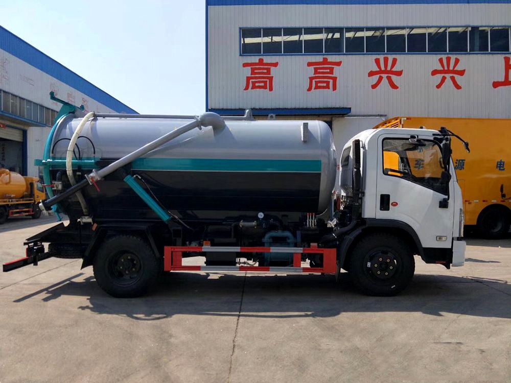 【8 Partes】 Vehículo de recolección de aguas residuales Dongfeng D7