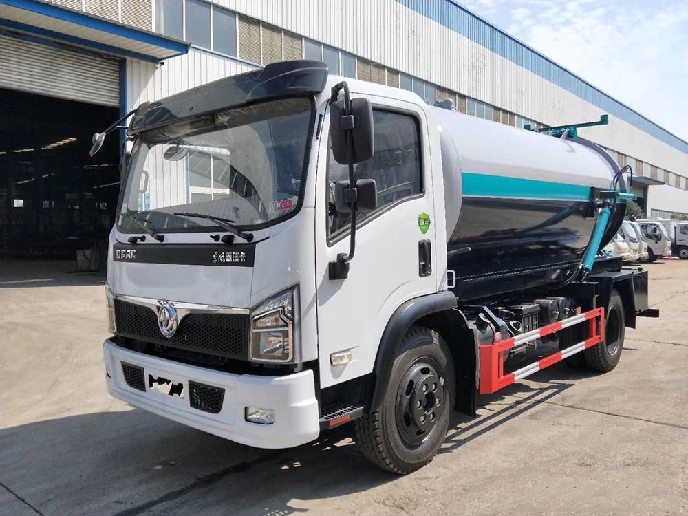 【8 Partes】 Vehículo de recolección de aguas residuales Dongfeng D7