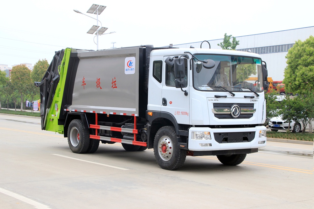 【10 cubic meters】 Camión compactador de basura Dongfeng D9