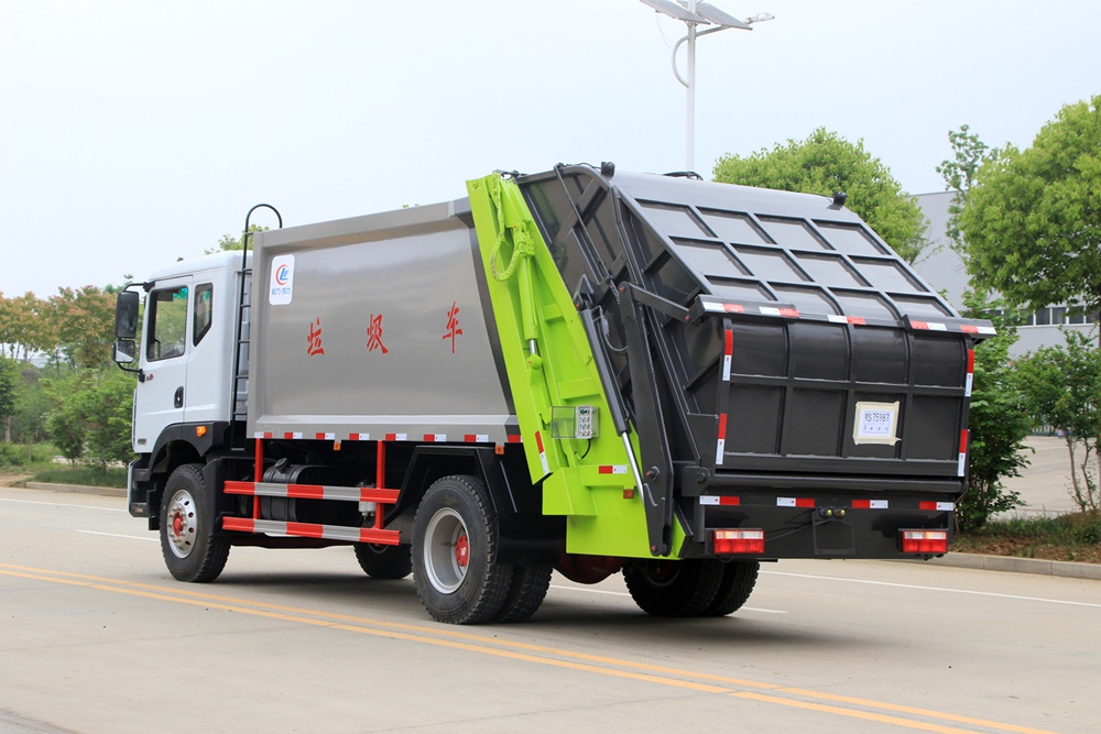 【10 cubic meters】 Camión compactador de basura Dongfeng D9