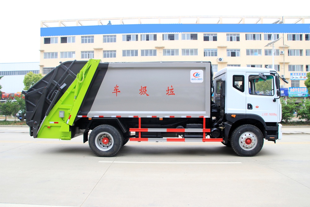 【10 cubic meters】 Camión compactador de basura Dongfeng D9