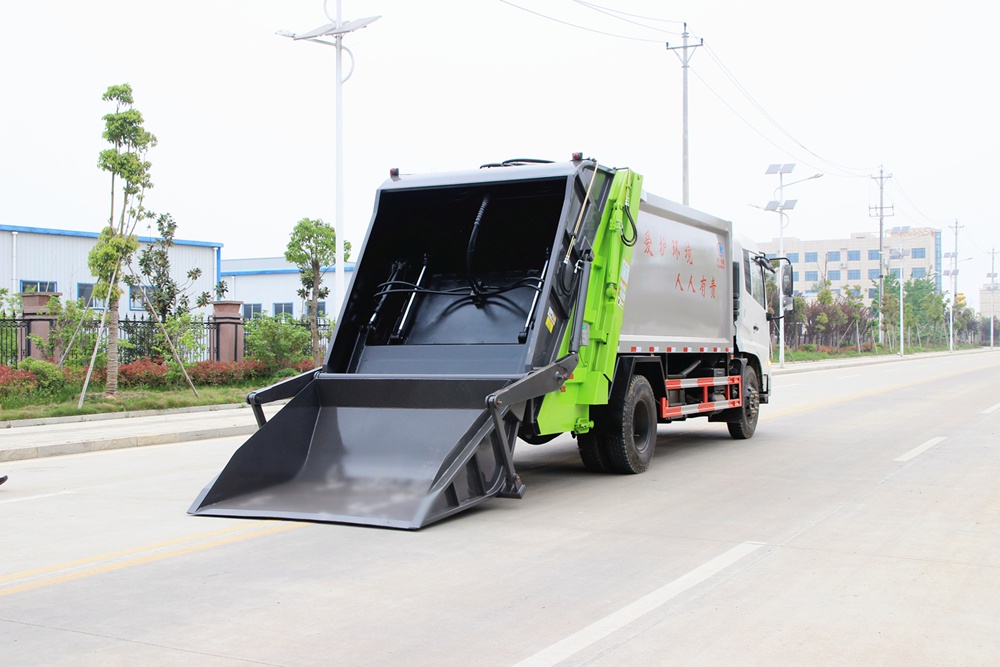 【10 cubic meters】 Camión compactador de basura Dongfeng D9