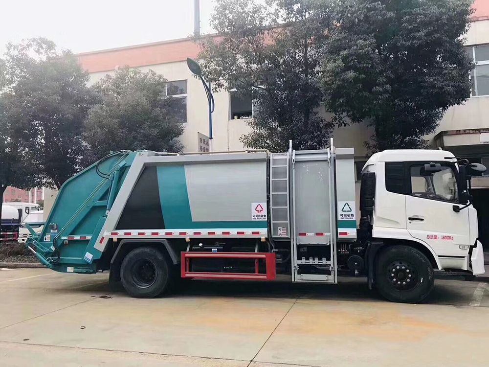 【5+10 Box】 Dongfeng Tianjin Type 6 Dump Truck for Garbage Collection