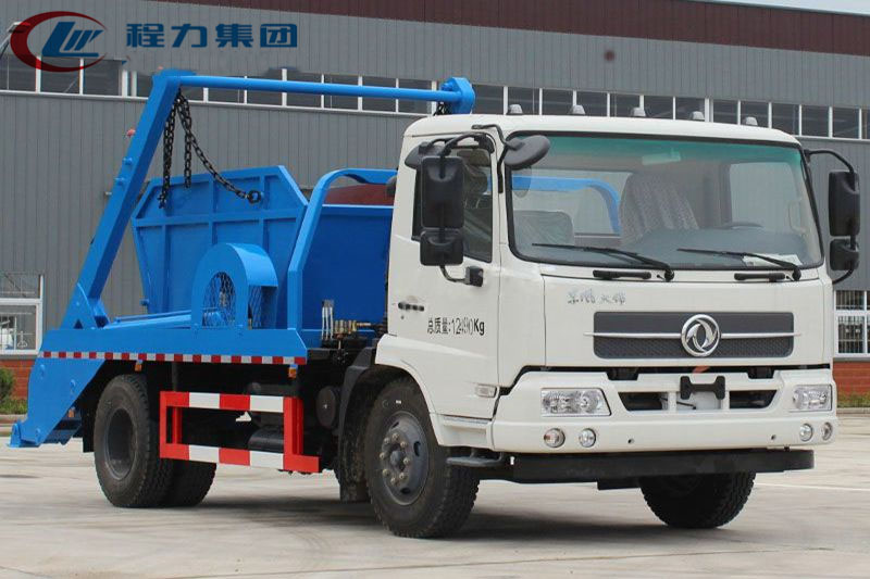 【12 cubicidad】 Camión de carga Dongfeng Tianjin con brazo desplegable