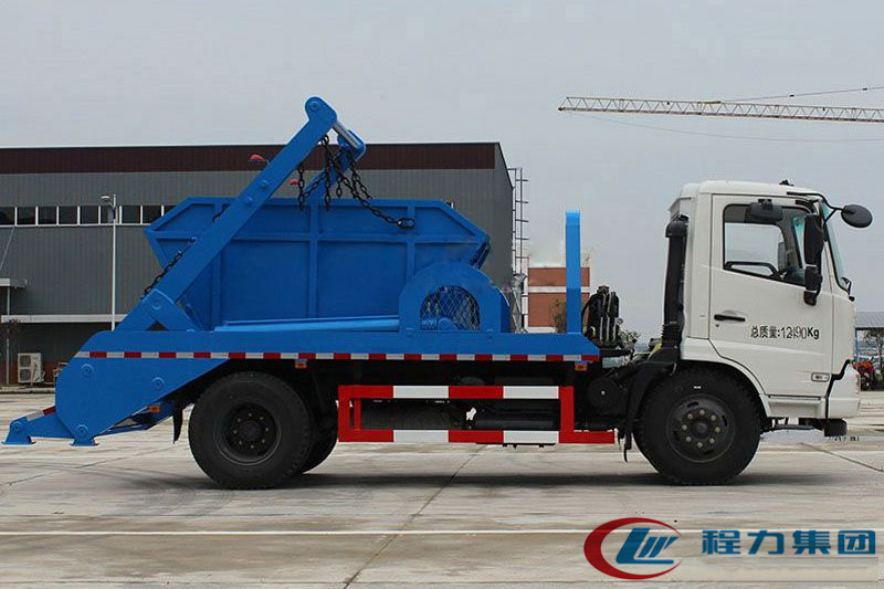 【12 cubicidad】 Camión de carga Dongfeng Tianjin con brazo desplegable