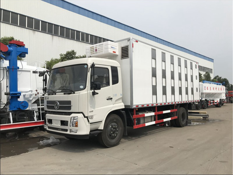 Vehículo de Transporte de Ganado Dongfeng Tianjin