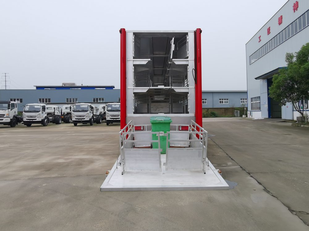 Vehículo de transporte de ganado de aleación de aluminio Dongfeng Tianlong