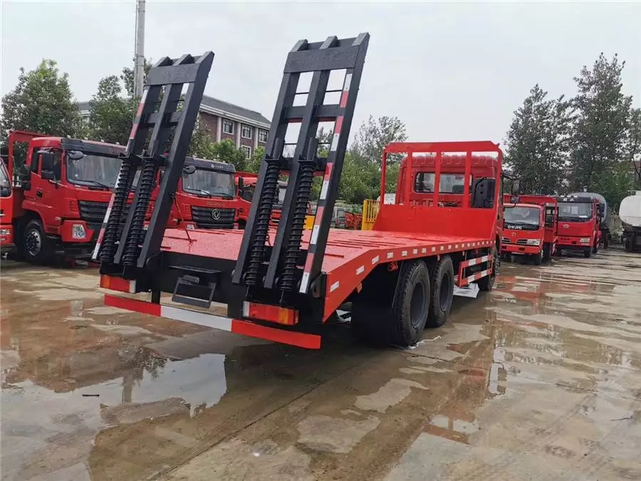 Camión de plataforma de puente trasero Dongfeng