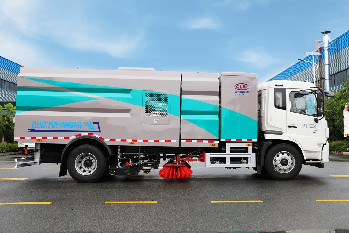 Vehículo de limpieza y aspiración eléctrica pura Dongfeng Tianjin