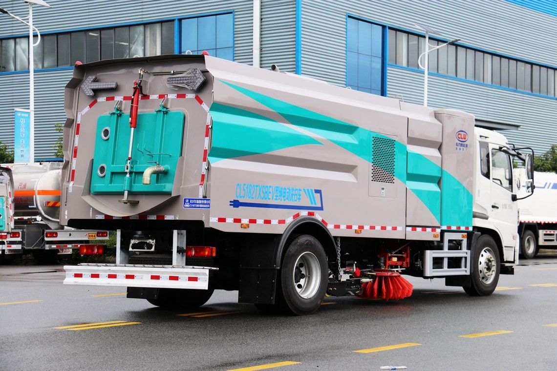 Vehículo de limpieza y aspiración eléctrica pura Dongfeng Tianjin