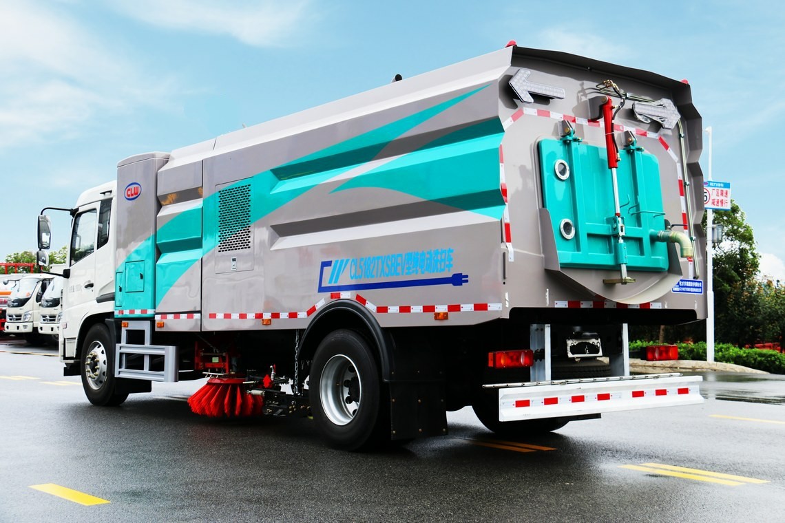 Vehículo de limpieza y aspiración eléctrica pura Dongfeng Tianjin