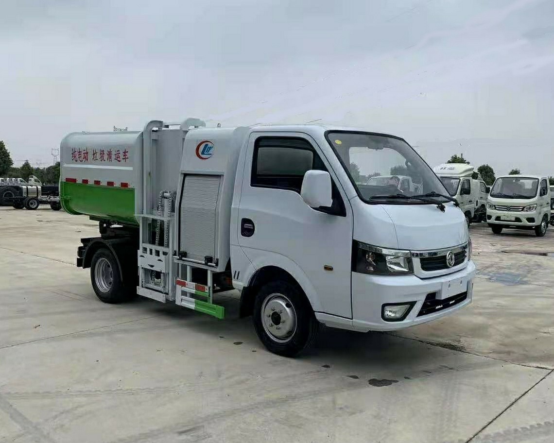 Camión de basura tipo cubo eléctrico de 4 toneladas Dongfeng