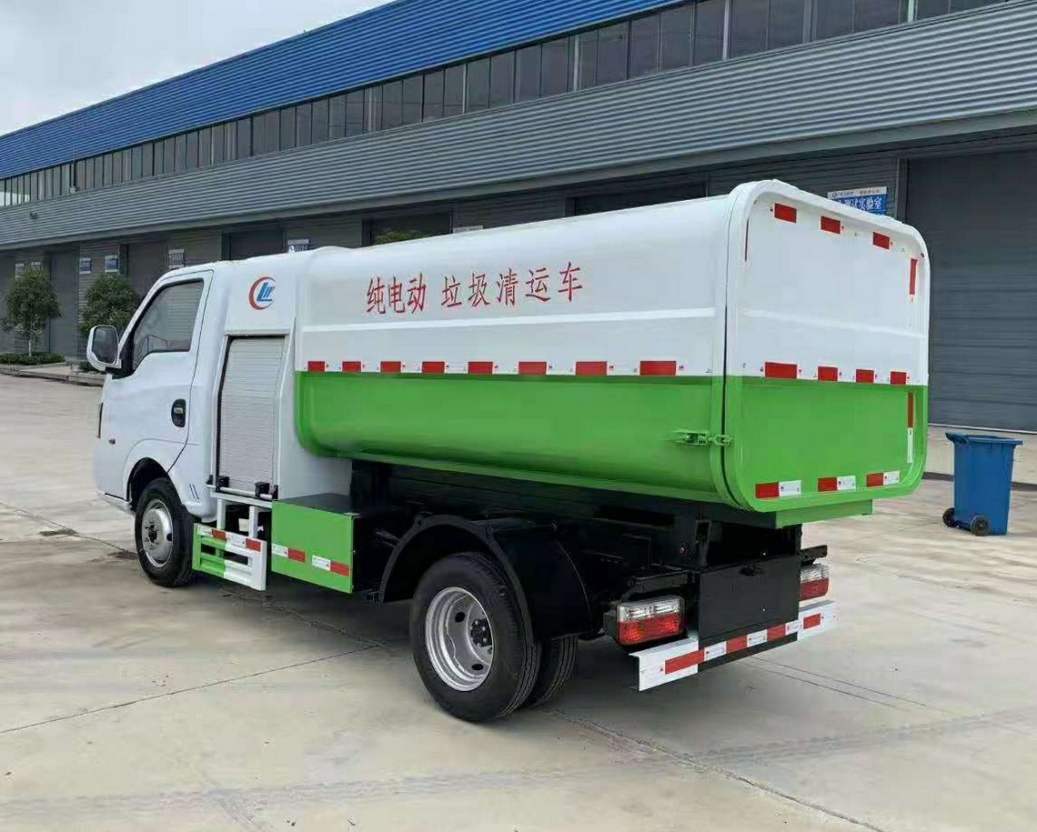 Camión de basura tipo cubo eléctrico de 4 toneladas Dongfeng