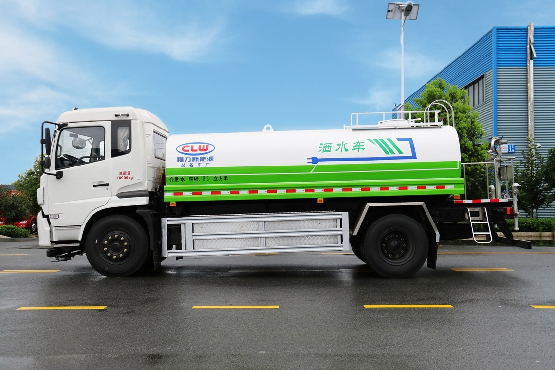 camión aspersor eléctrico Dongfeng Tianjin de 10 metros cúbicos