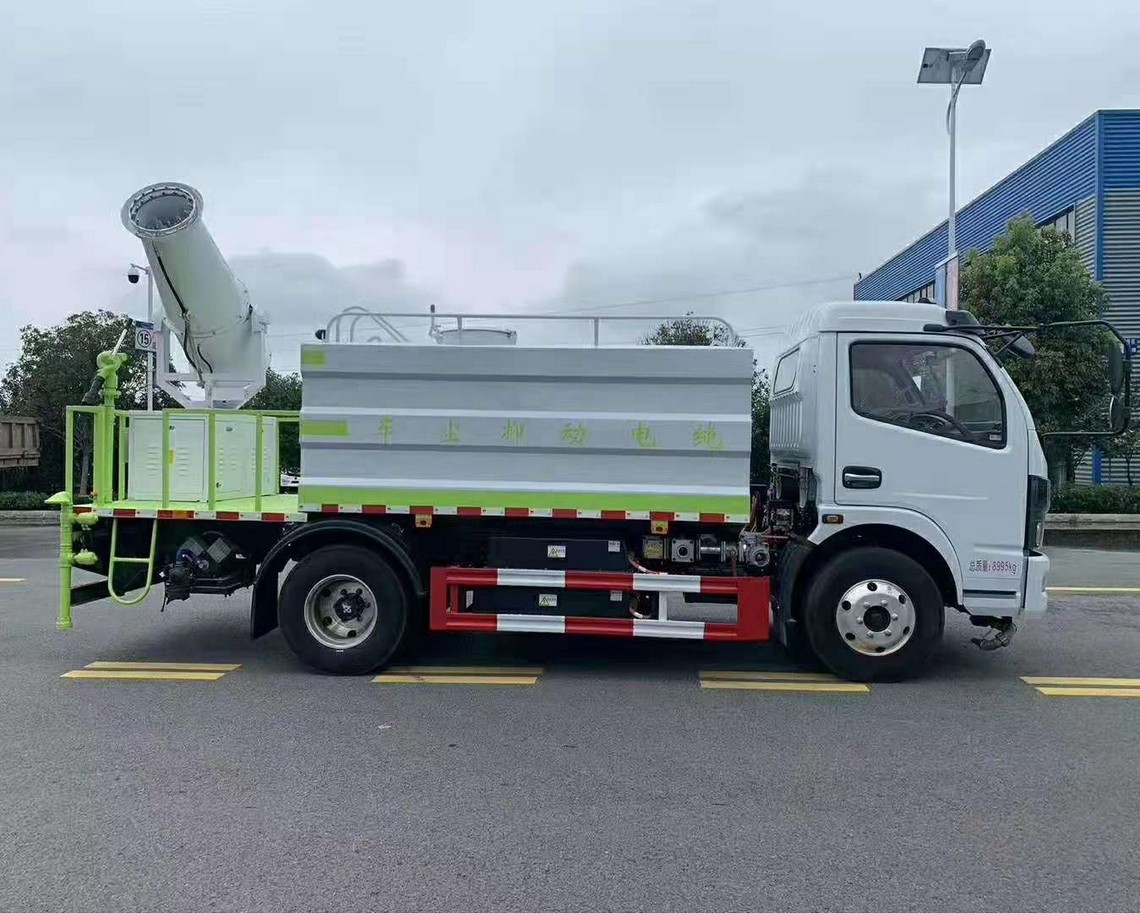 Camión de Supresión de Polvo Dongfeng Kaituo Eléctrico Totalmente
