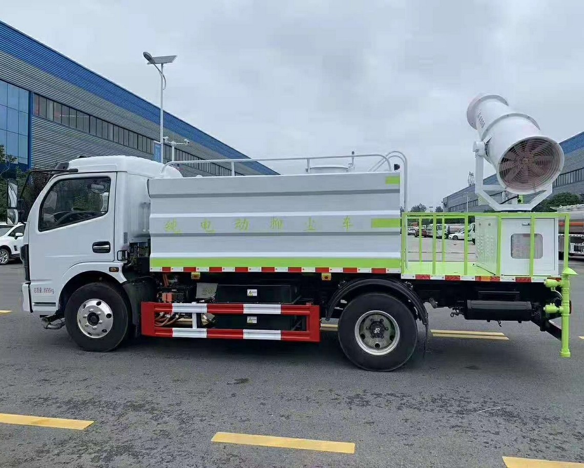 Camión de Supresión de Polvo Dongfeng Kaituo Eléctrico Totalmente