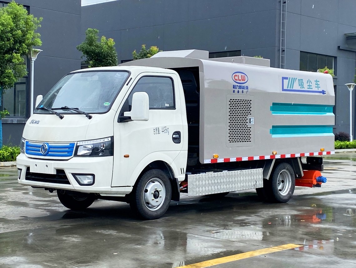 Vehículo de limpieza de polvo de vacío eléctrico de 3.5 metros cúbicos Dongfeng Huashen