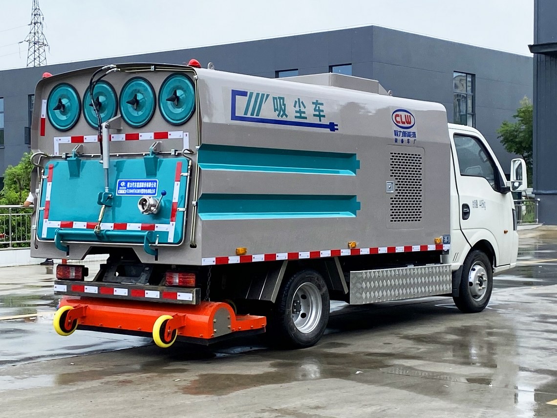 Vehículo de limpieza de polvo de vacío eléctrico de 3.5 metros cúbicos Dongfeng Huashen