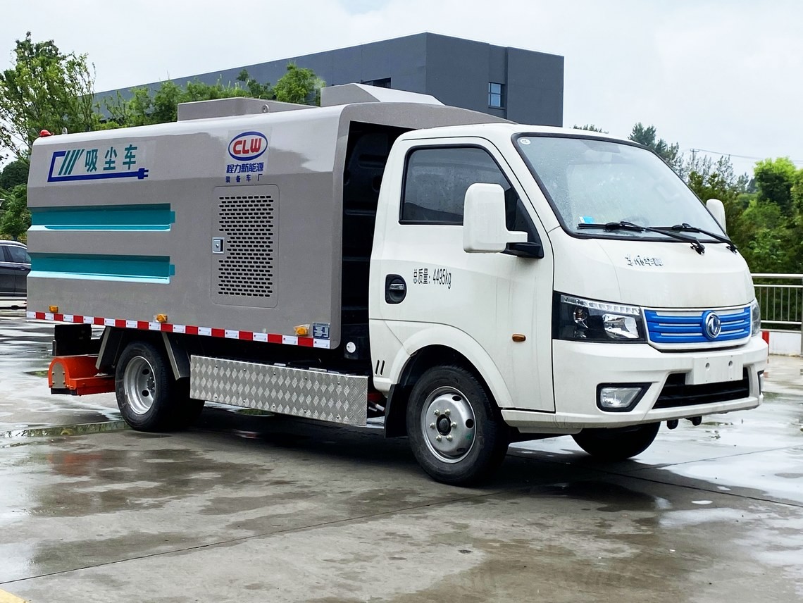 Vehículo de limpieza de polvo de vacío eléctrico de 3.5 metros cúbicos Dongfeng Huashen