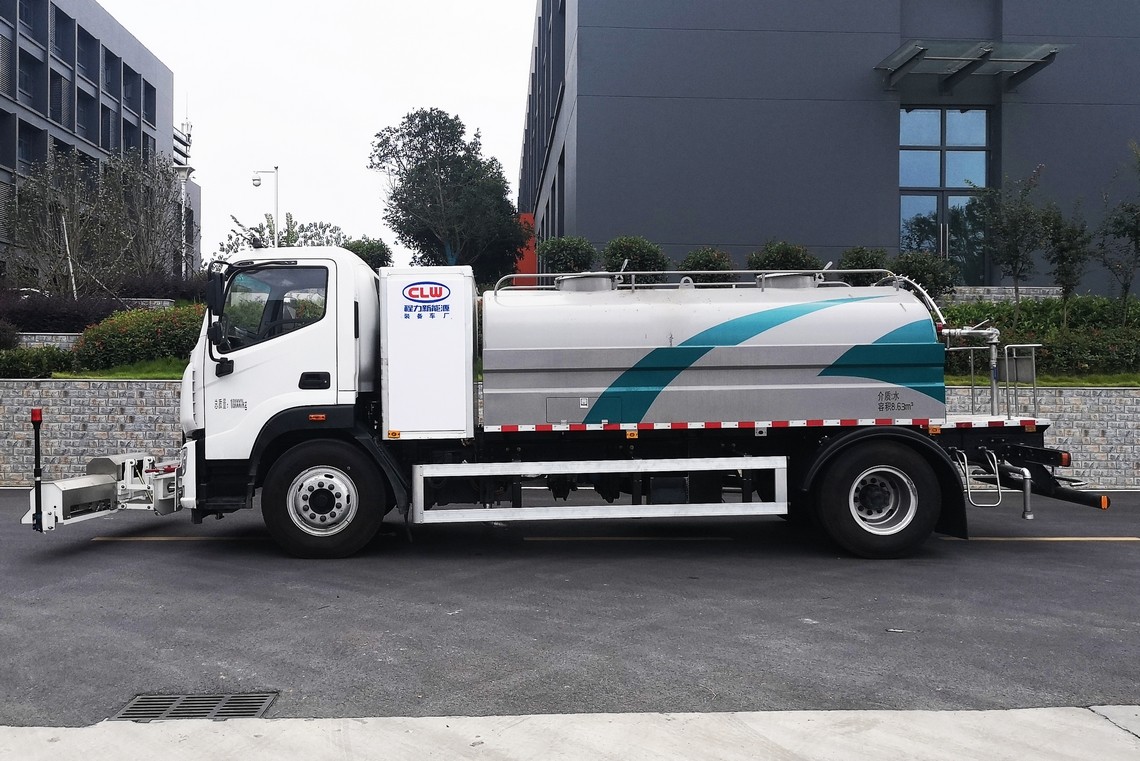 Vehículo de limpieza de carreteras eléctrica Futian Omax