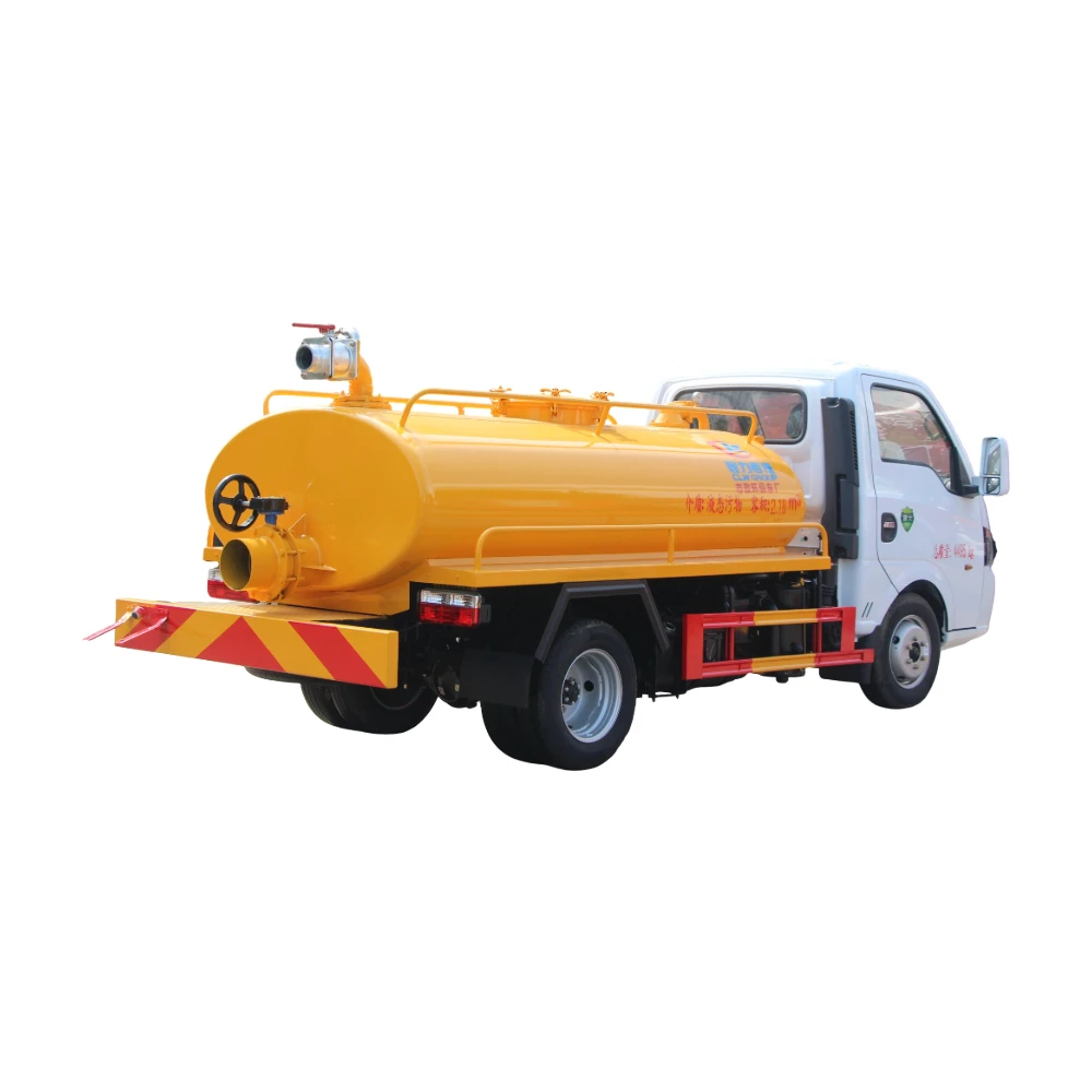 Venta directa de camión de alcantarillado de vacío con motor diésel de 5 toneladas adecuado para vehículos con transmisión manual