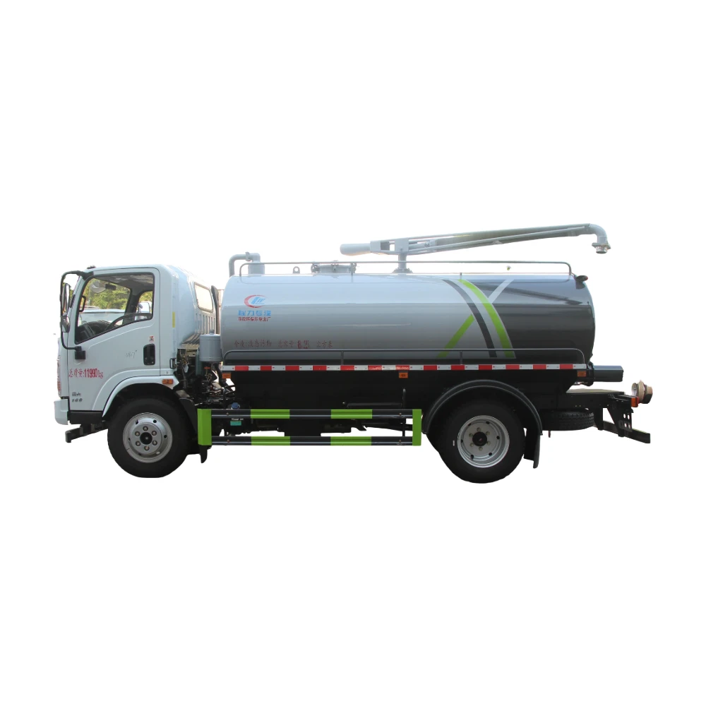 Venta directa de camión de succión de aguas residuales Dongfeng Huashen 8 toneladas. Succión y descarga de aguas residuales subterráneas.