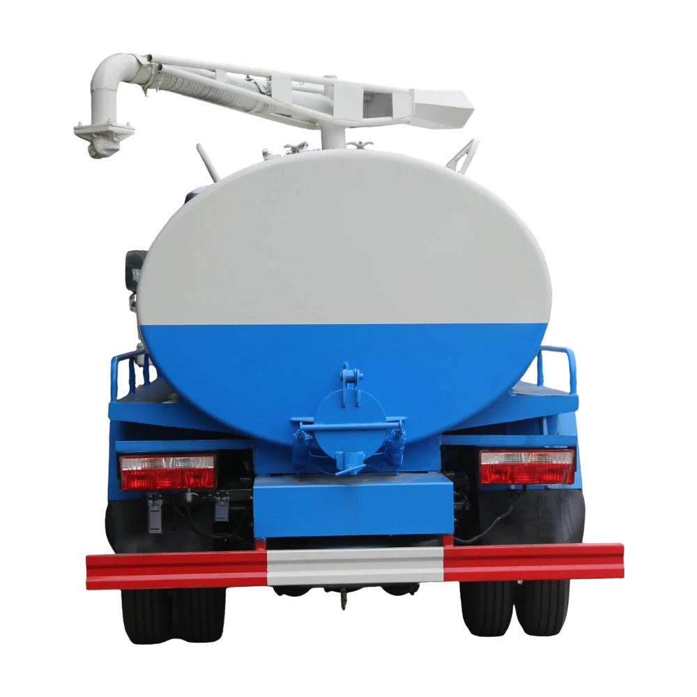 Camión de tanque séptico de desechos de diésel 4x2 con transmisión manual para las necesidades de succión de desechos en Sudáfrica