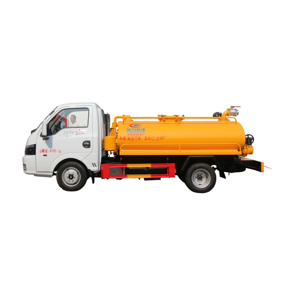 Venta directa de camión de alcantarillado de vacío con motor diésel de 5 toneladas adecuado para vehículos con transmisión manual