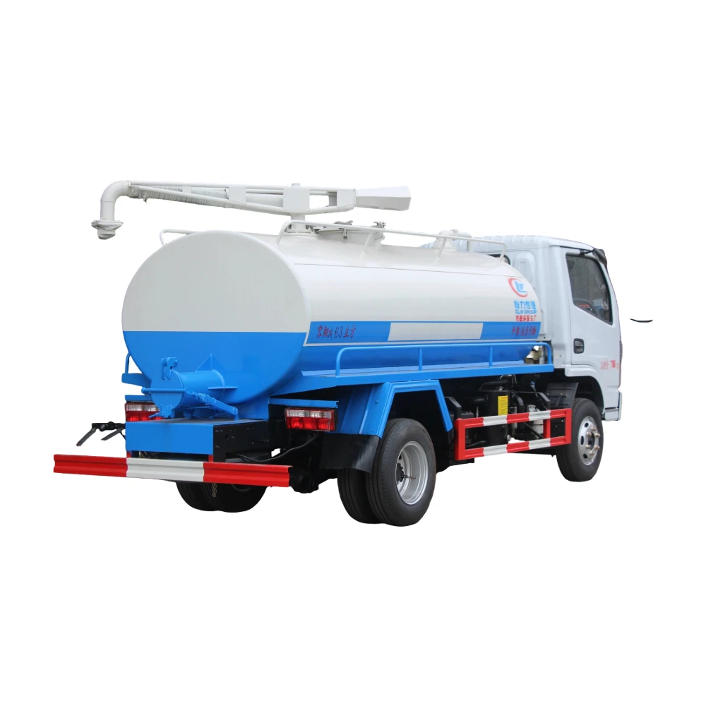 Camión de tanque séptico de desechos de diésel 4x2 con transmisión manual para las necesidades de succión de desechos en Sudáfrica