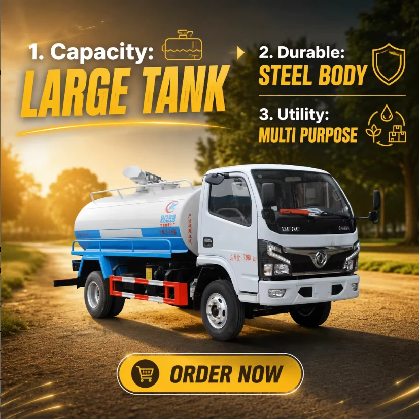 Camión de tanque séptico de desechos de diésel 4x2 con transmisión manual para las necesidades de succión de desechos en Sudáfrica