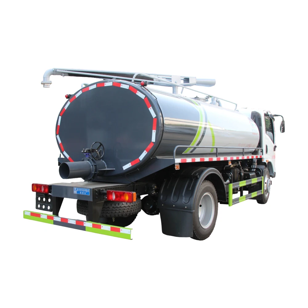 Venta directa de camión de succión de aguas residuales Dongfeng Huashen 8 toneladas. Succión y descarga de aguas residuales subterráneas.