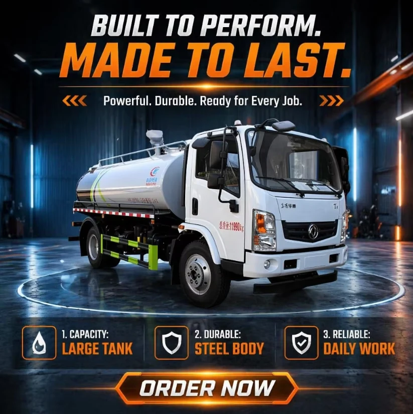 Venta directa de camión de succión de aguas residuales Dongfeng Huashen 8 toneladas. Succión y descarga de aguas residuales subterráneas.