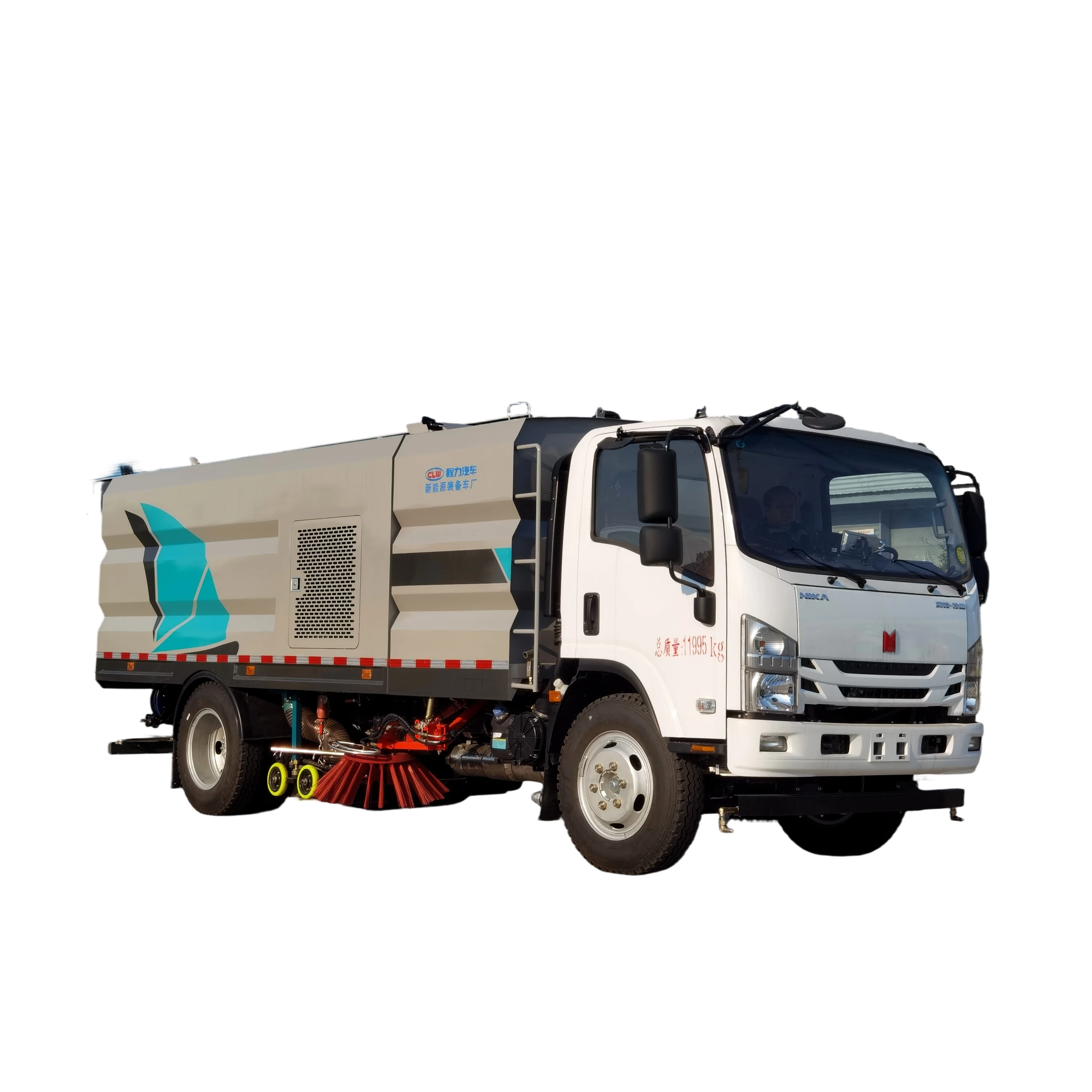 Vehículo barredor de Isuzu Qingling CL5120TXS6BGX con bomba de motor y engranaje & Gear