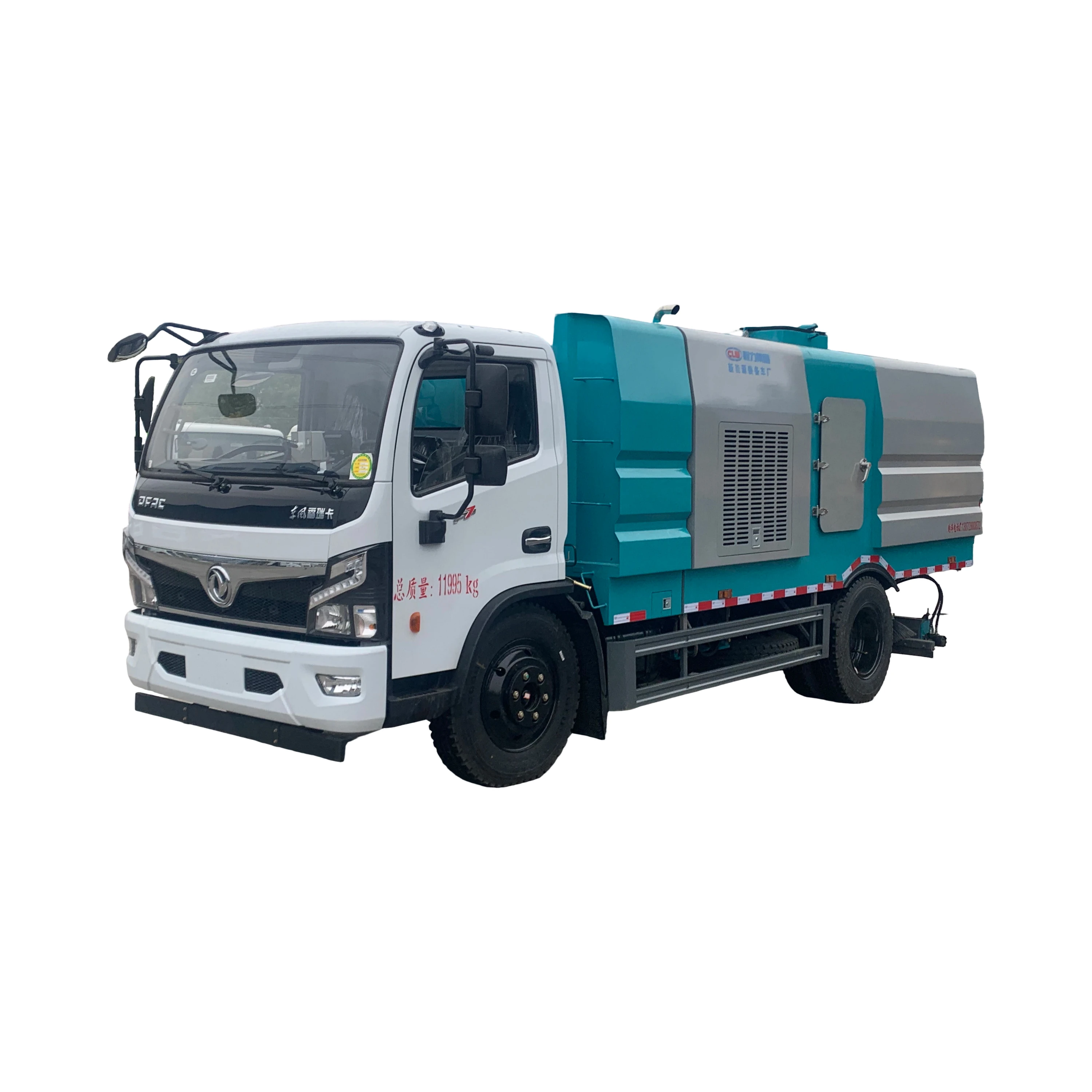 Dongfeng Dafu Ruika CLW5120TXC6SL -A Furgón de Limpieza de Aspiradora de Montaje Trasero Vehículo 11995kg 1 Año de Garantía